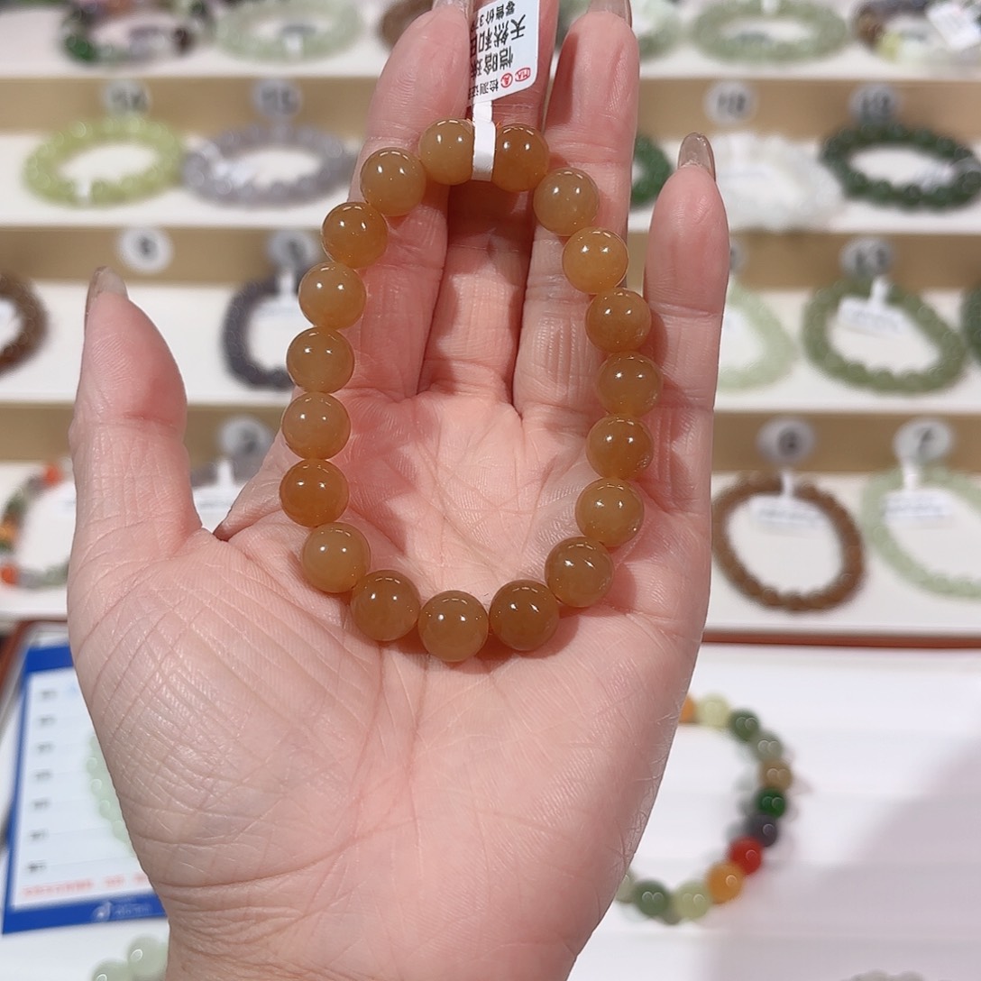 和田玉手链未镶嵌思*V