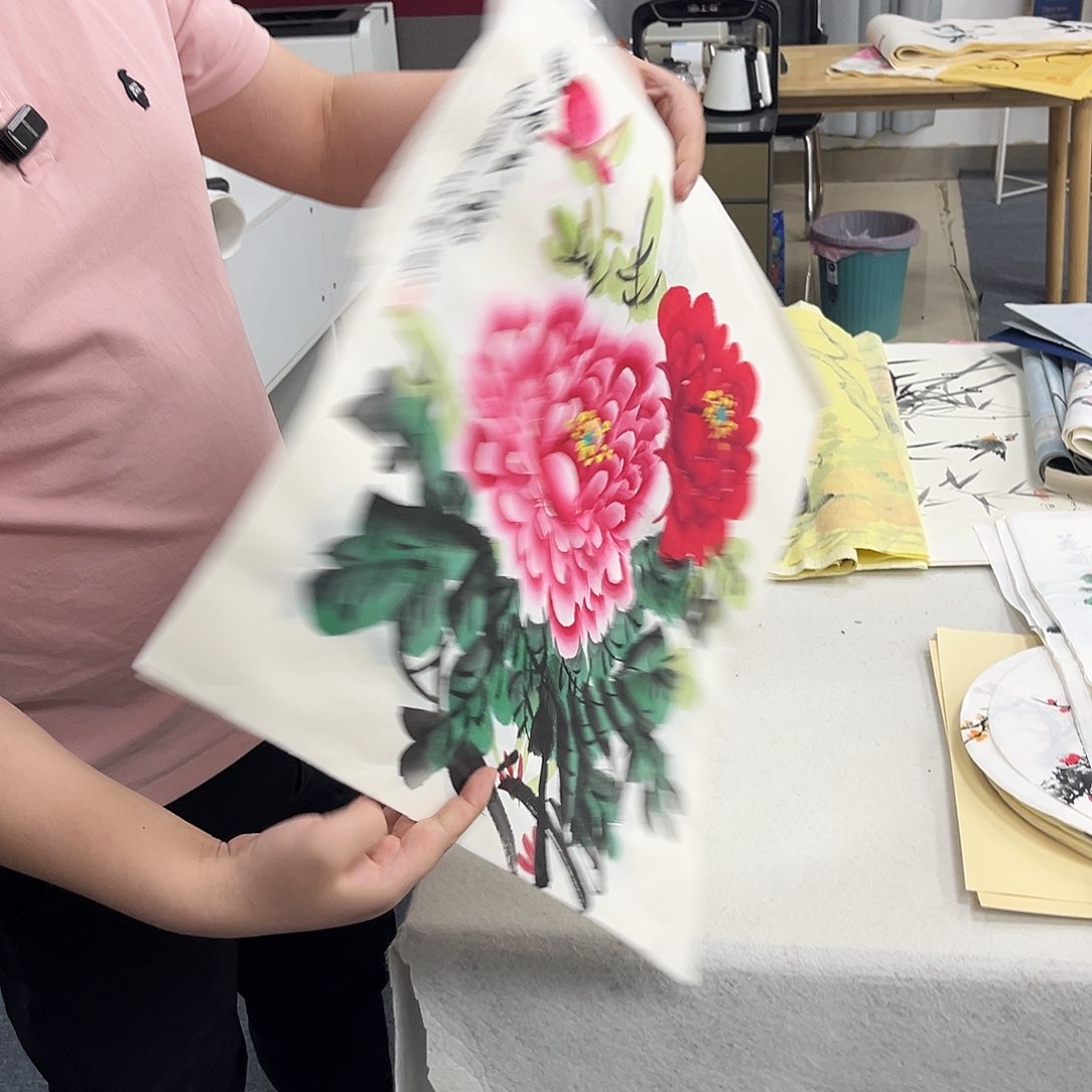 国画绘画作品多次