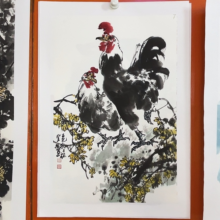 国画张圣敏先生纯手绘作品