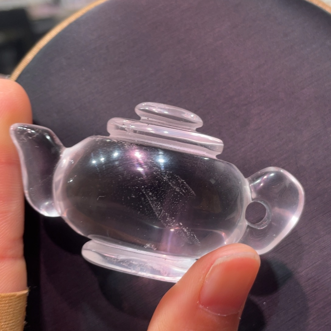 水晶摆件把把壶未镶嵌