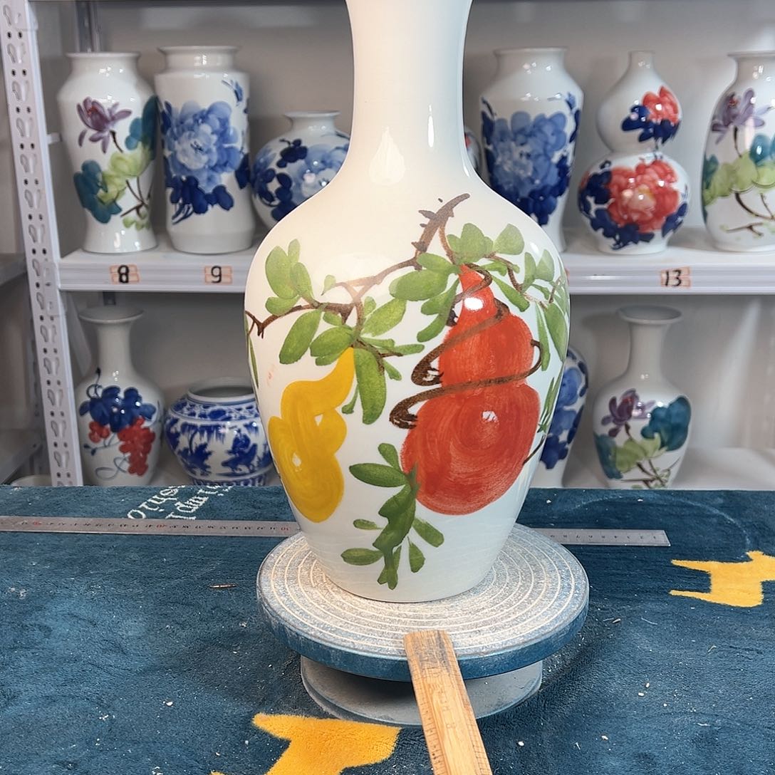 摆件景德镇陶瓷棒葫