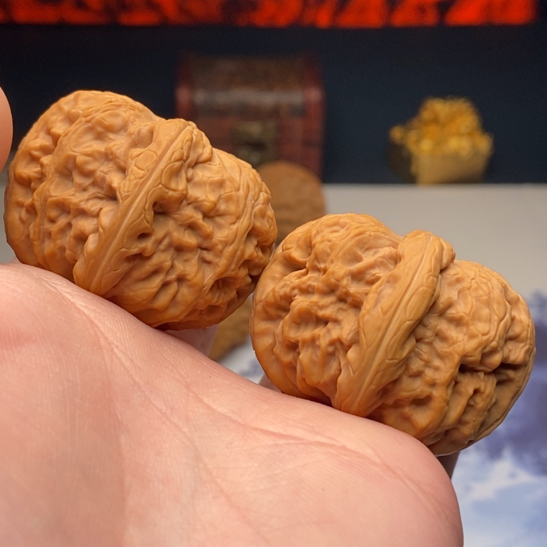 文玩核桃把件44元宝