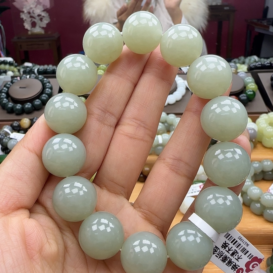 和田玉未镶嵌手链