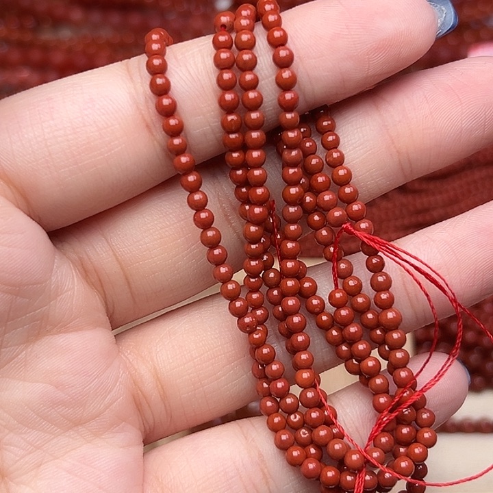 未镶嵌手串南红玛瑙心**念7