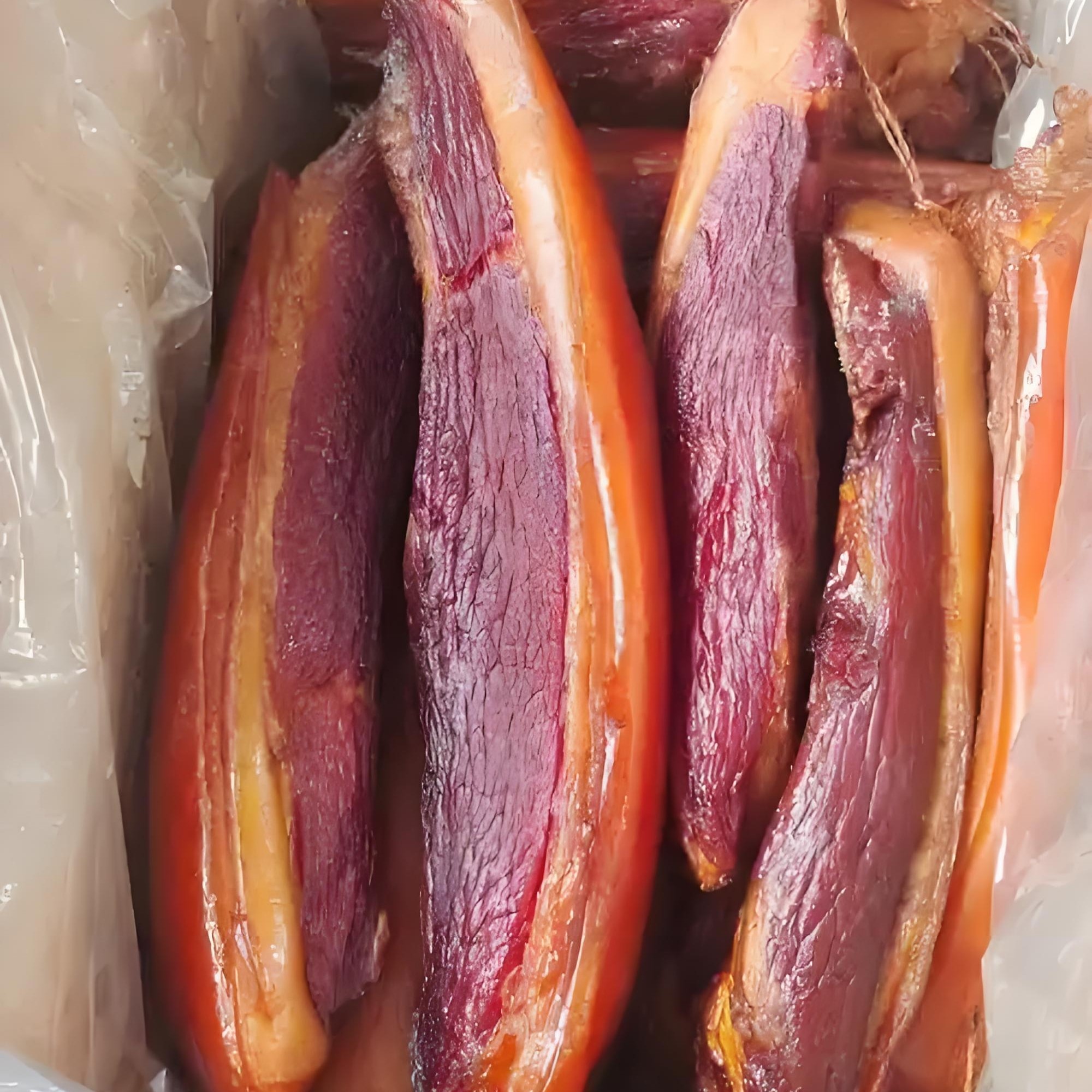 湖南特产正宗柴火烟熏腊肉肉质紧实风味好吃...