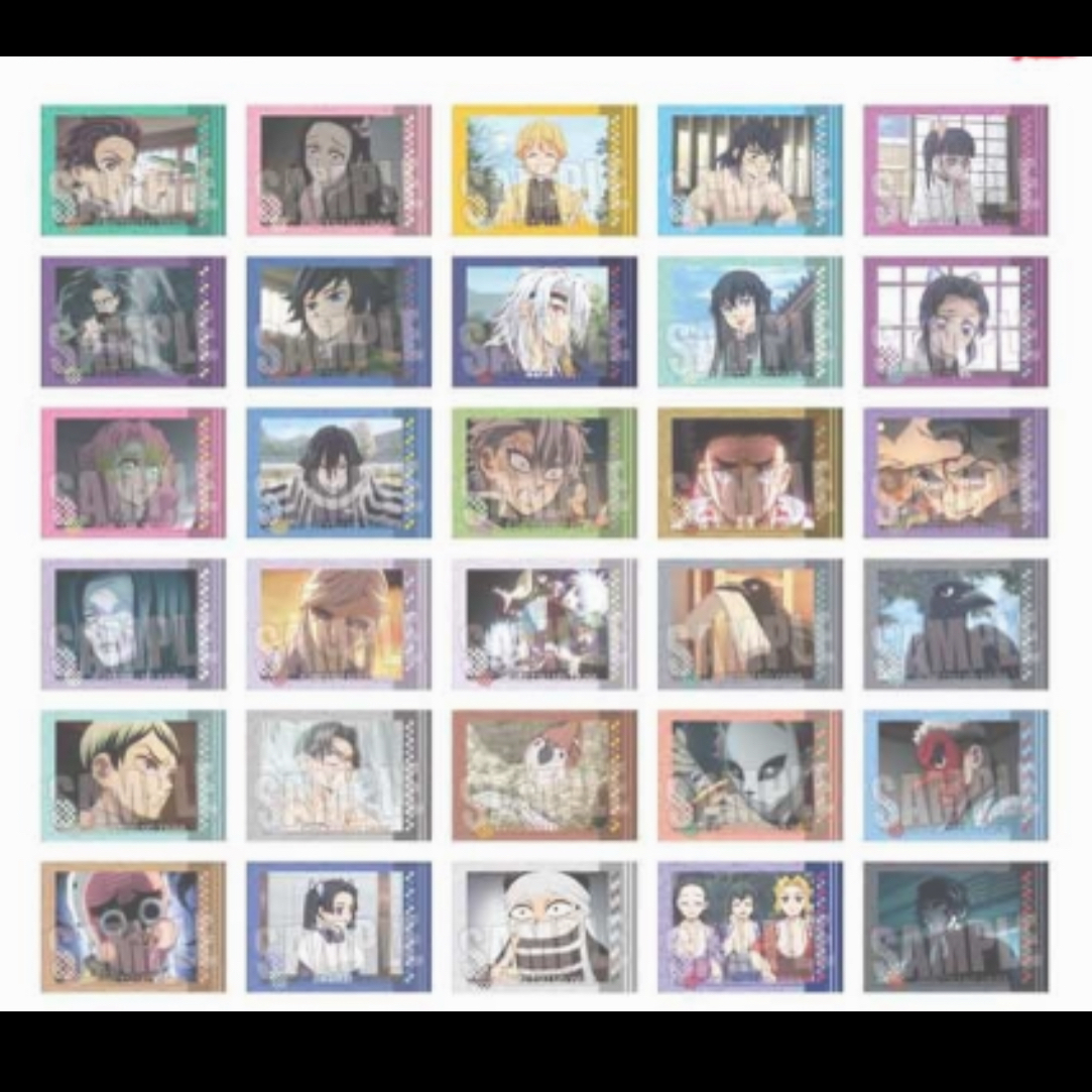 【鬼灭之刃】全集中展长条吧唧/拍立得  日谷国现盲盒代拆