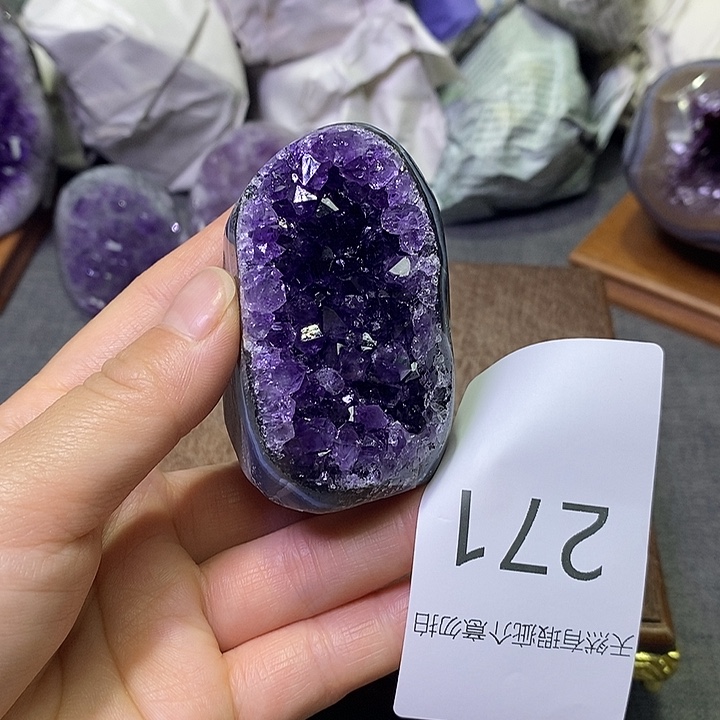 未镶嵌珠宝半成品紫晶