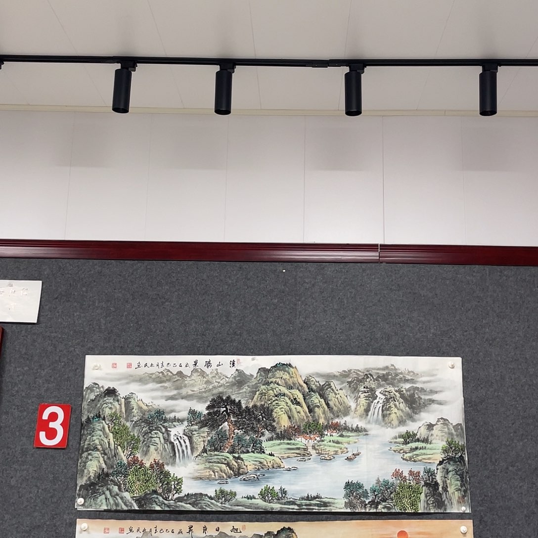 国画幸**路小六尺画芯捡漏