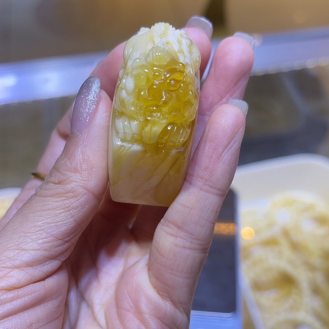 琥珀手链未镶嵌蜜蜡雕刻
