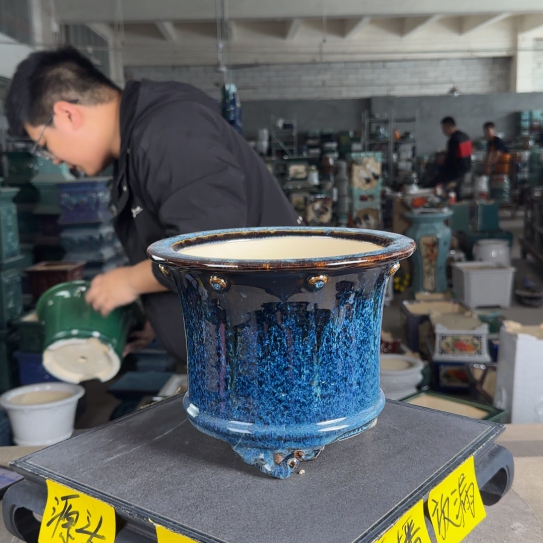 陶。一风堂石湾花盆 