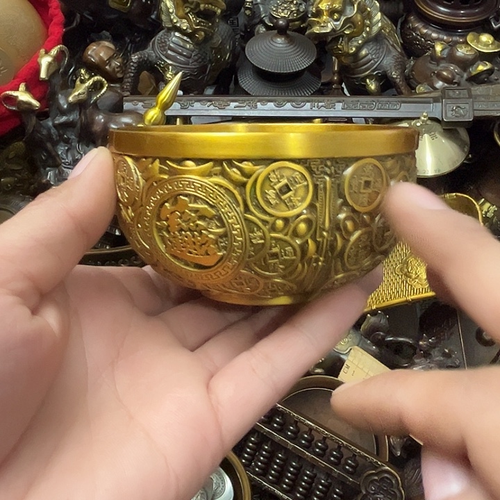 顺顺利利，铜器摆件