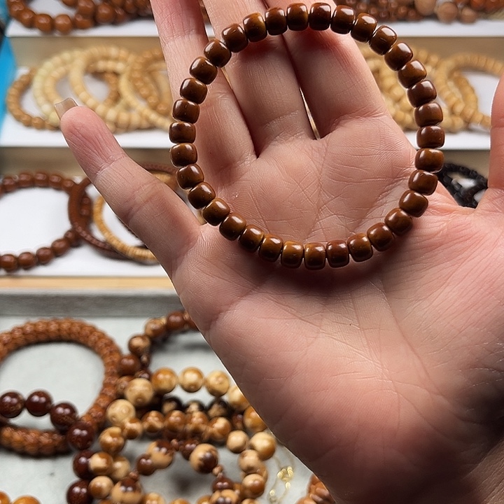 紫金鼠手串6*7纯肉实心紫金鼠无鼠眼单圈手串