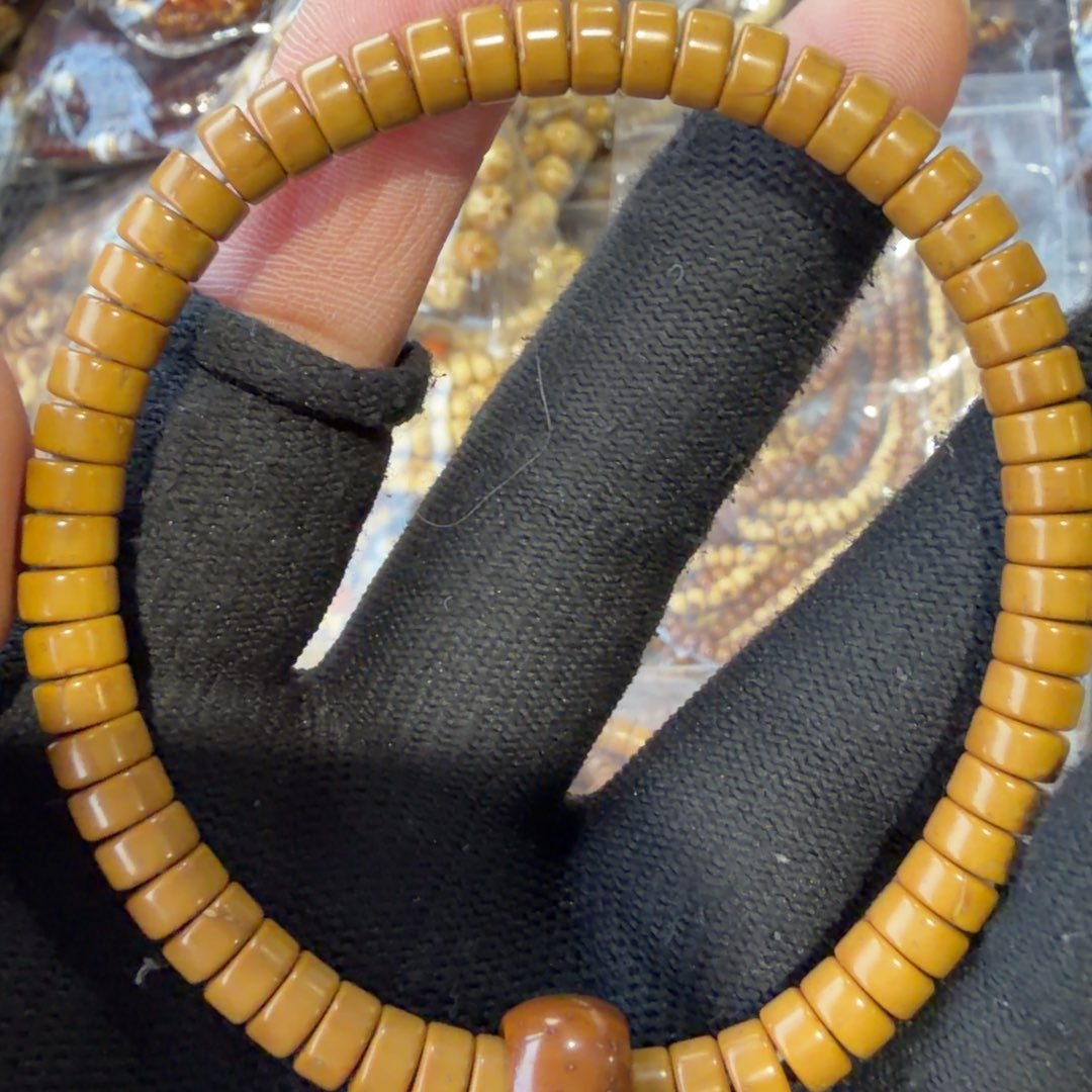 吊坠猴头核桃实心紫金鼠手串