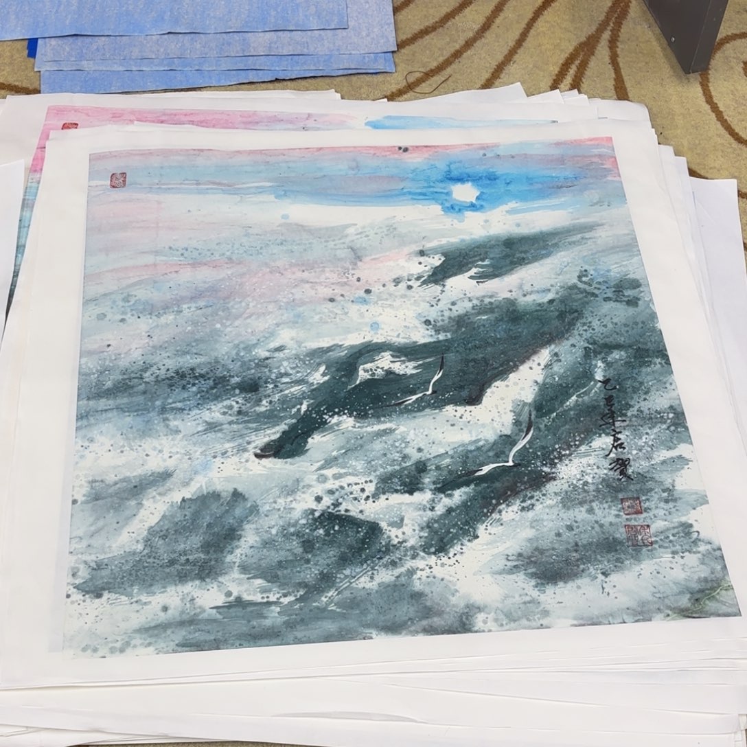 国画国画老师作品刘