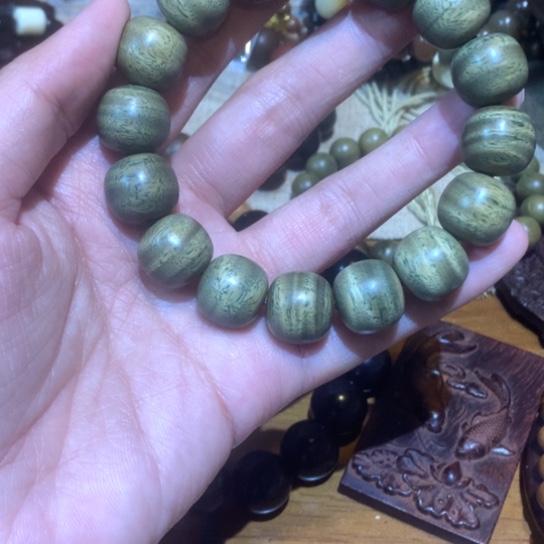 0***a维腊木（绿檀）绿檀13*14横纹水波