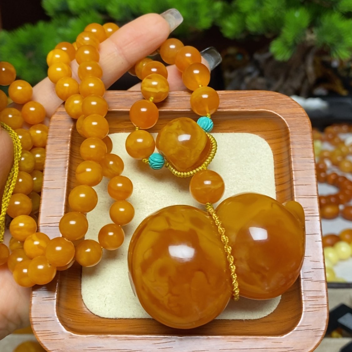 【闪购商品】蜜蜡颈饰未镶嵌项链