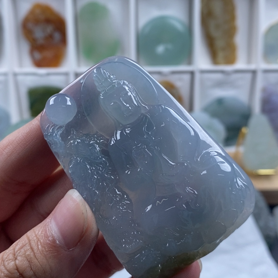 未镶嵌定制翡翠观音