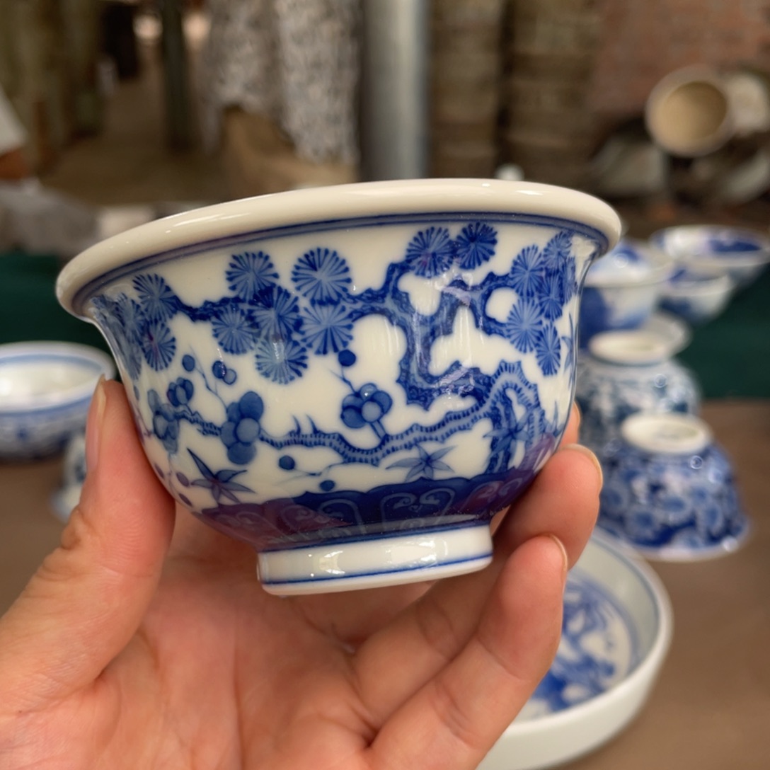 景德镇陶瓷手工手绘