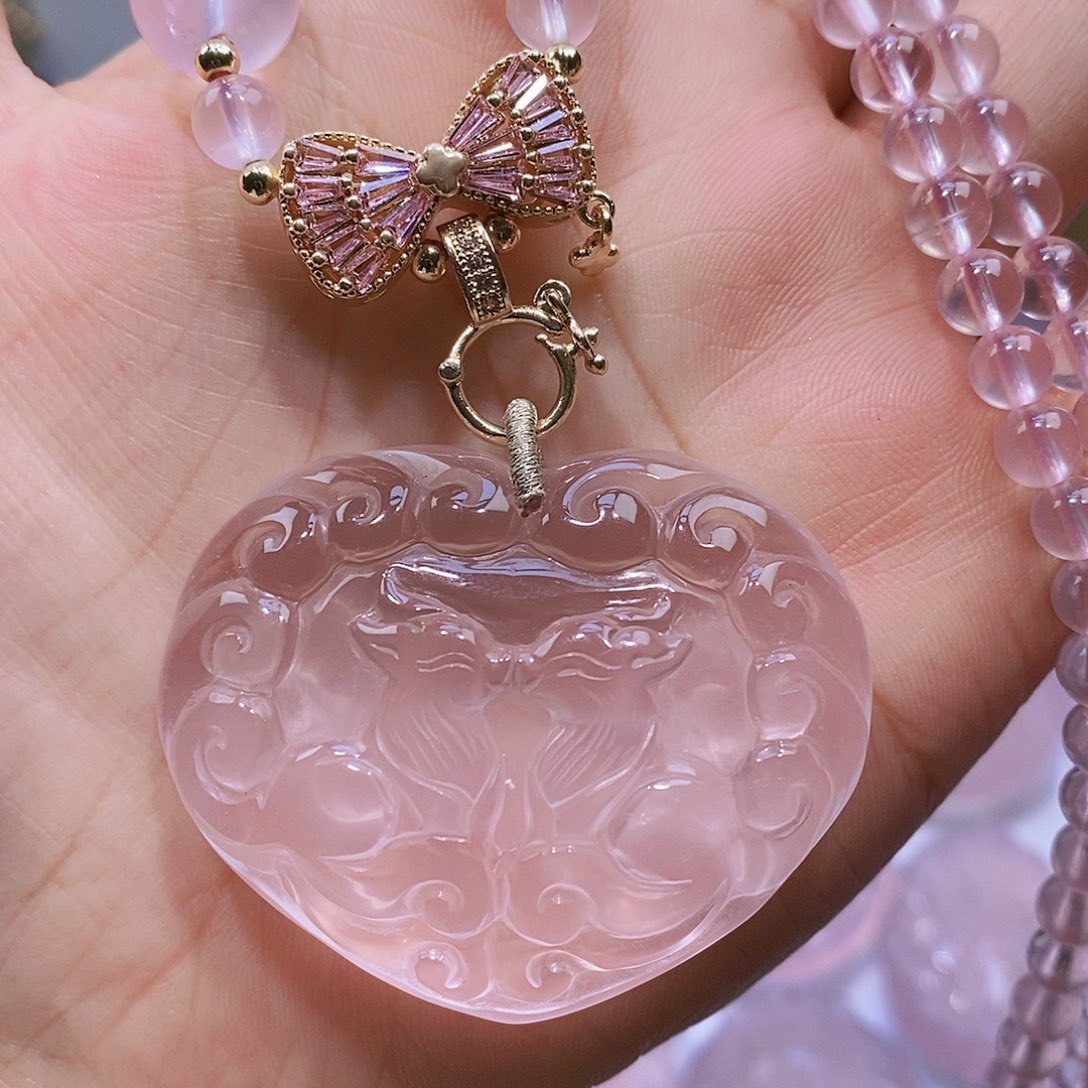 水晶水晶吊坠未镶嵌墨*