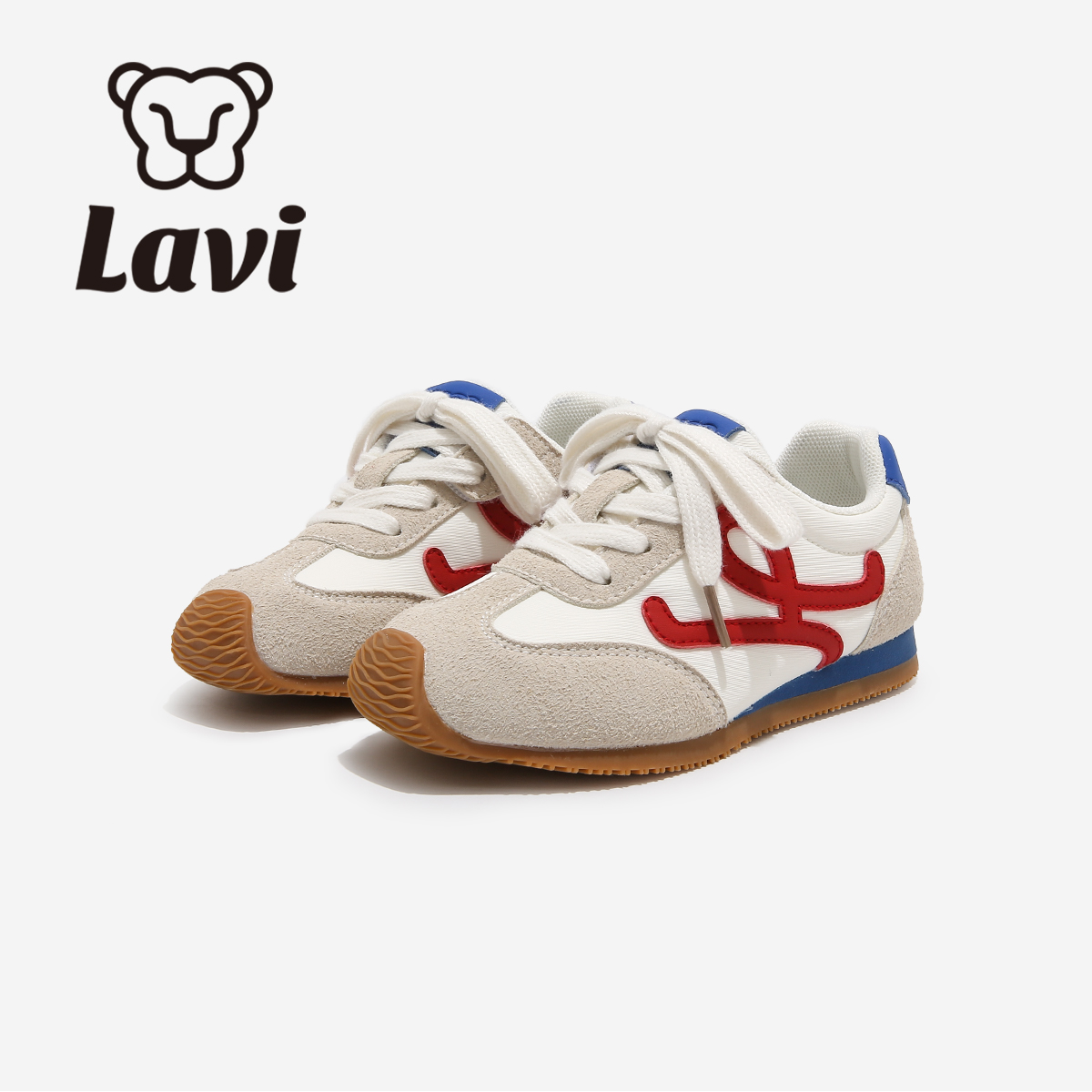 600-800 LAVI亲子鞋韩版德迅鞋春季新款潮流防滑小白鞋学生校园