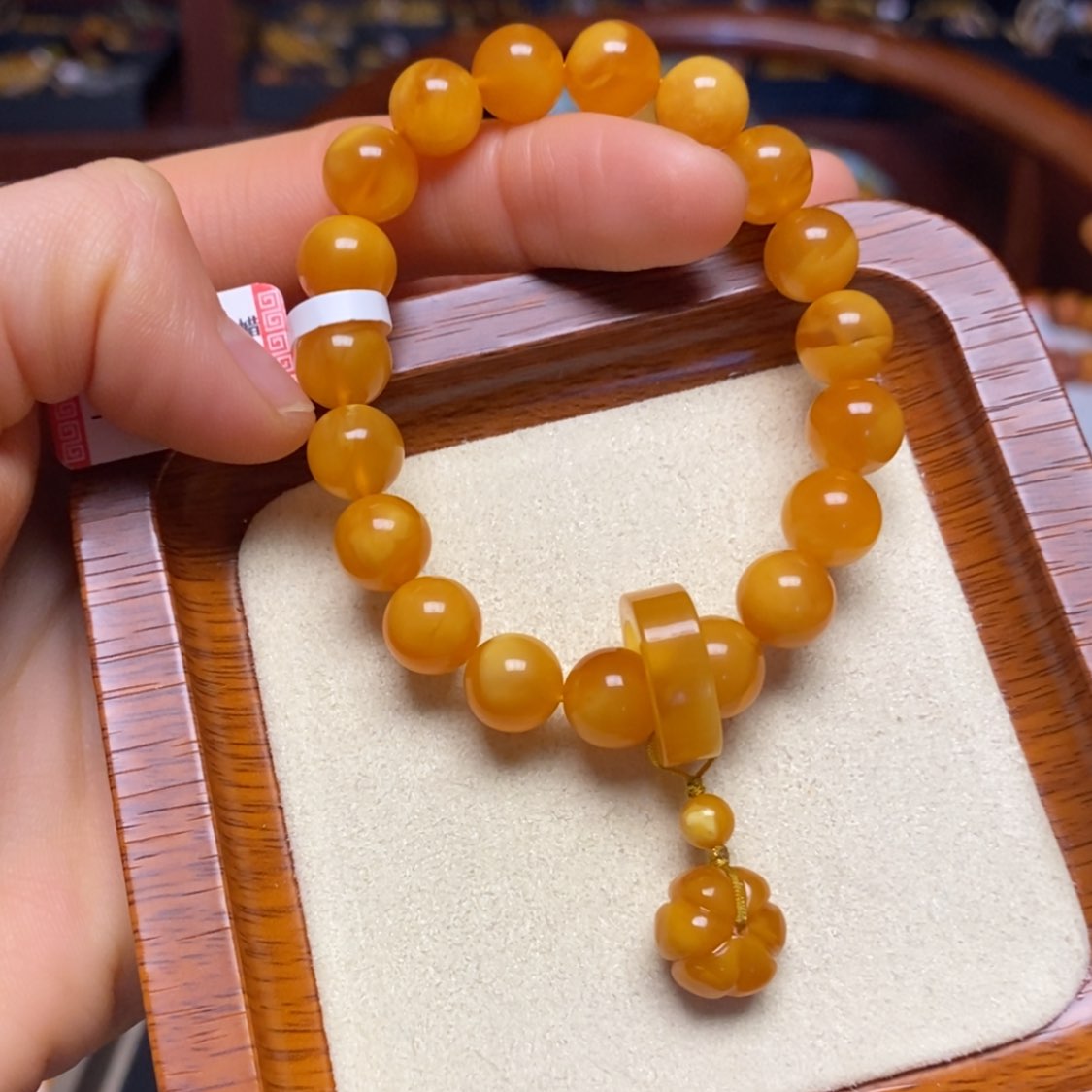 【闪购商品】蜜蜡手链未镶嵌手串