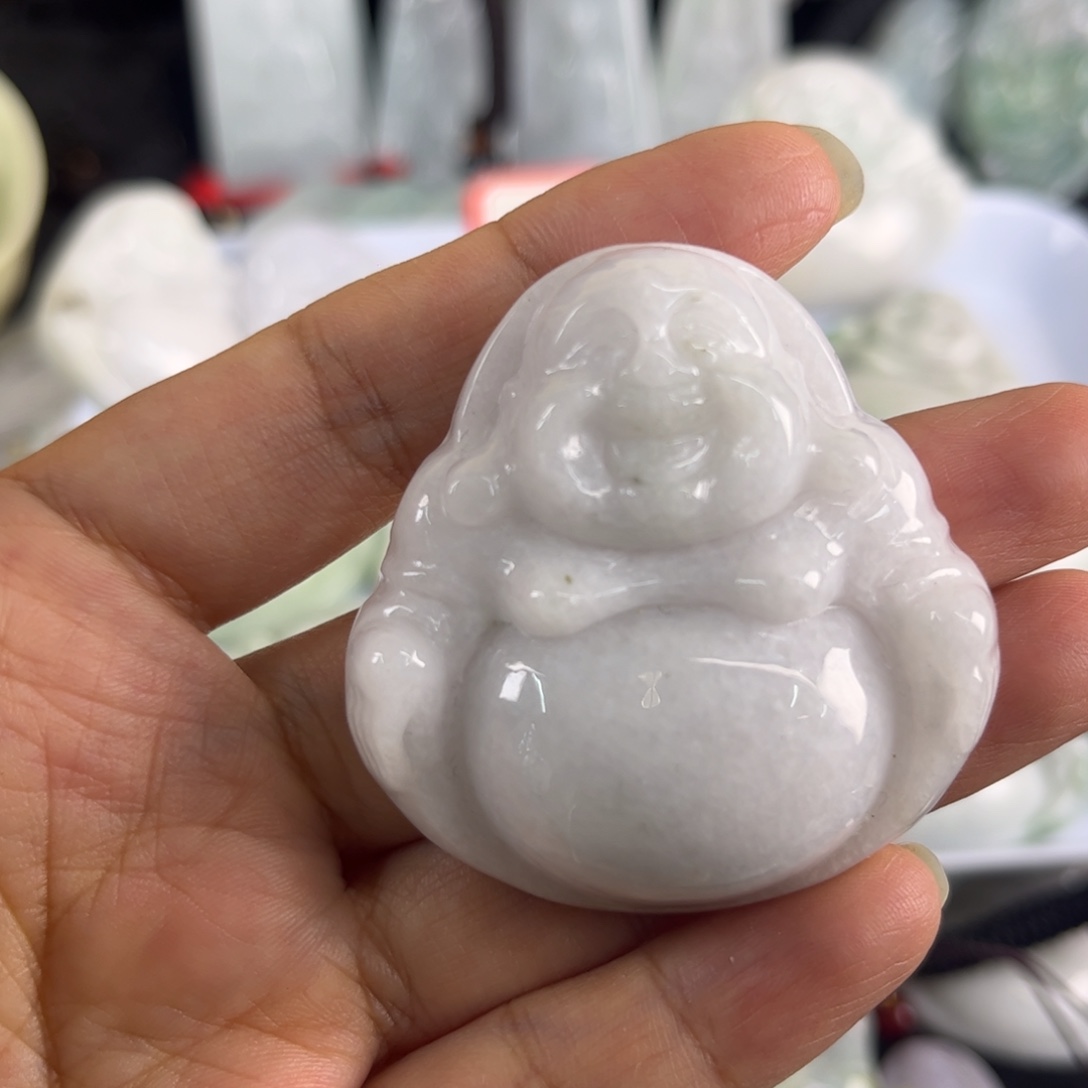 翡翠未镶嵌吊坠(不含链)瑕疵