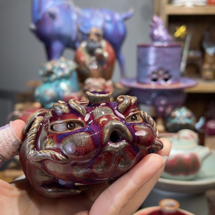 钧瓷美器钧瓷美物玄****月