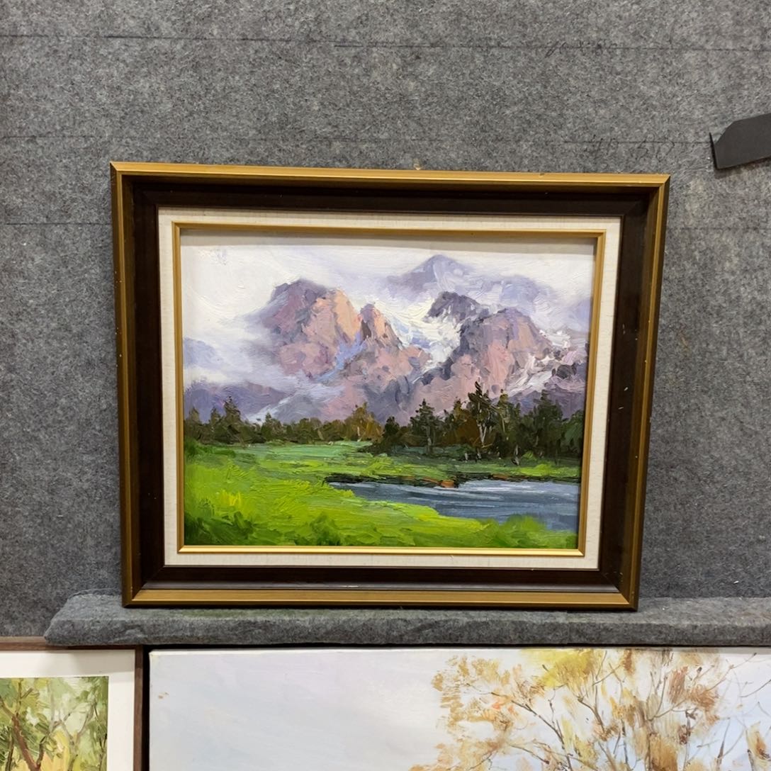 油画带外框画芯尺寸50x 40 c m