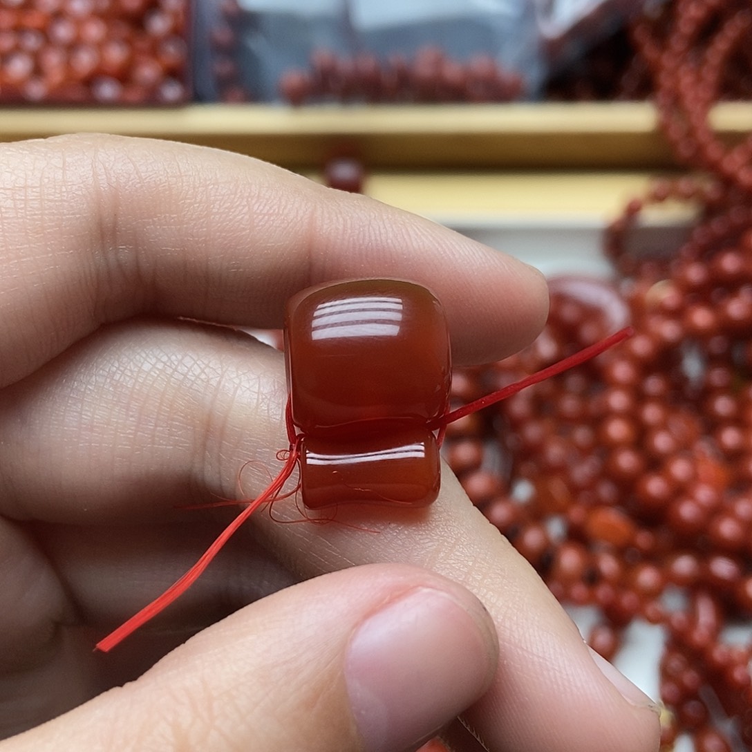 玛瑙/玉髓14mm三通未镶嵌