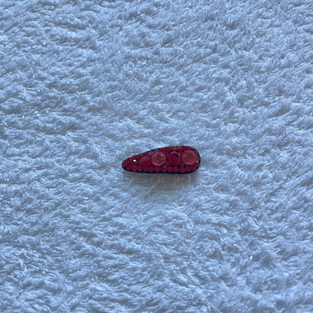 儿童头饰休闲风少女风女发饰椭圆卡通发夹女款发绳工艺水滴形