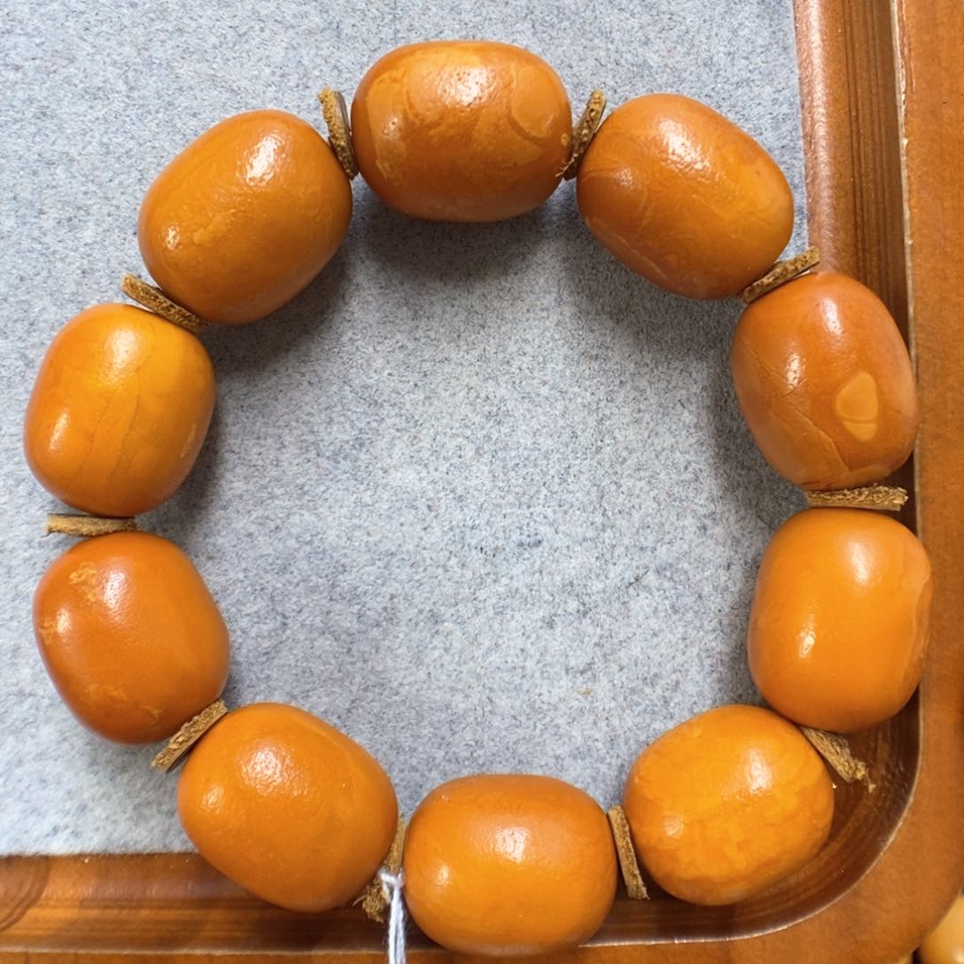 蜜蜡手串未镶嵌蜜蜡手串