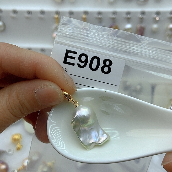 淡水珍珠颈饰银S925镶嵌