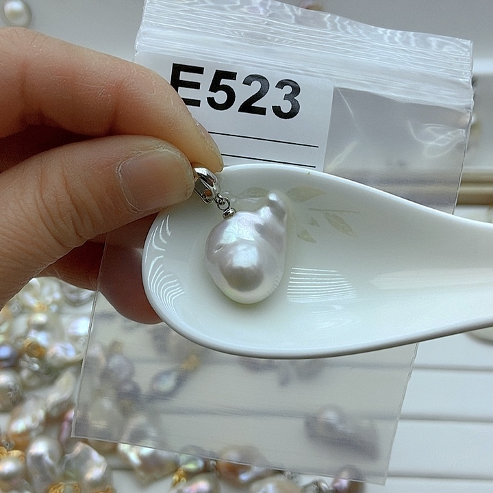 淡水珍珠颈饰银S925镶嵌