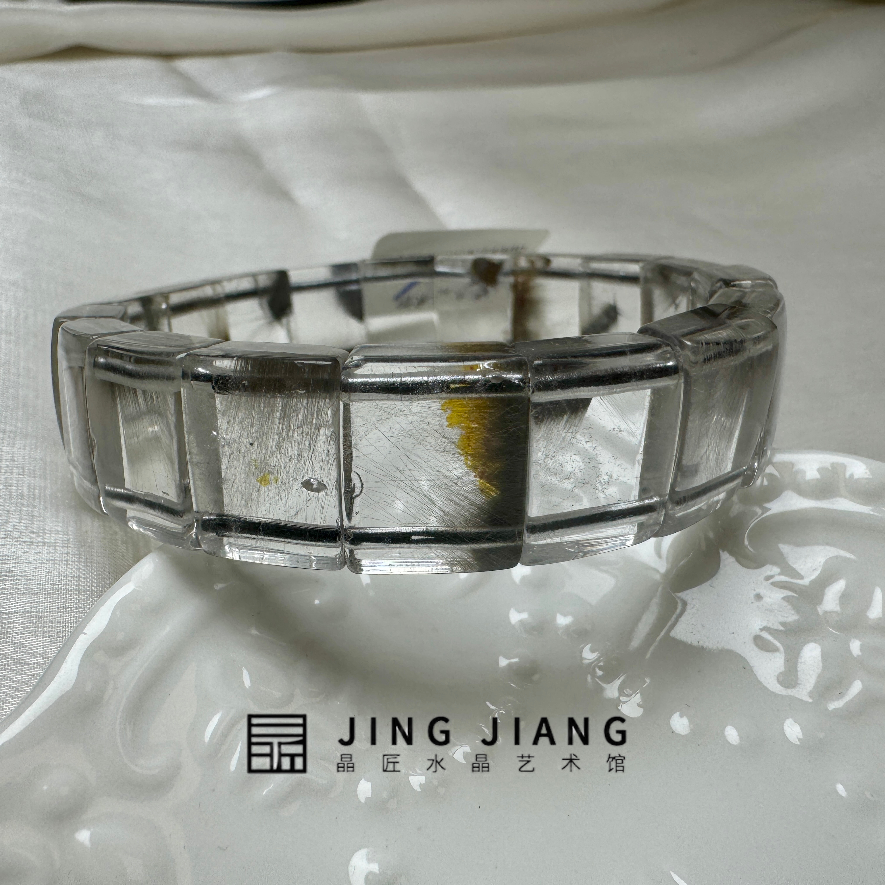 晶匠黑银钛手牌   40-50g    编号H-JP54469