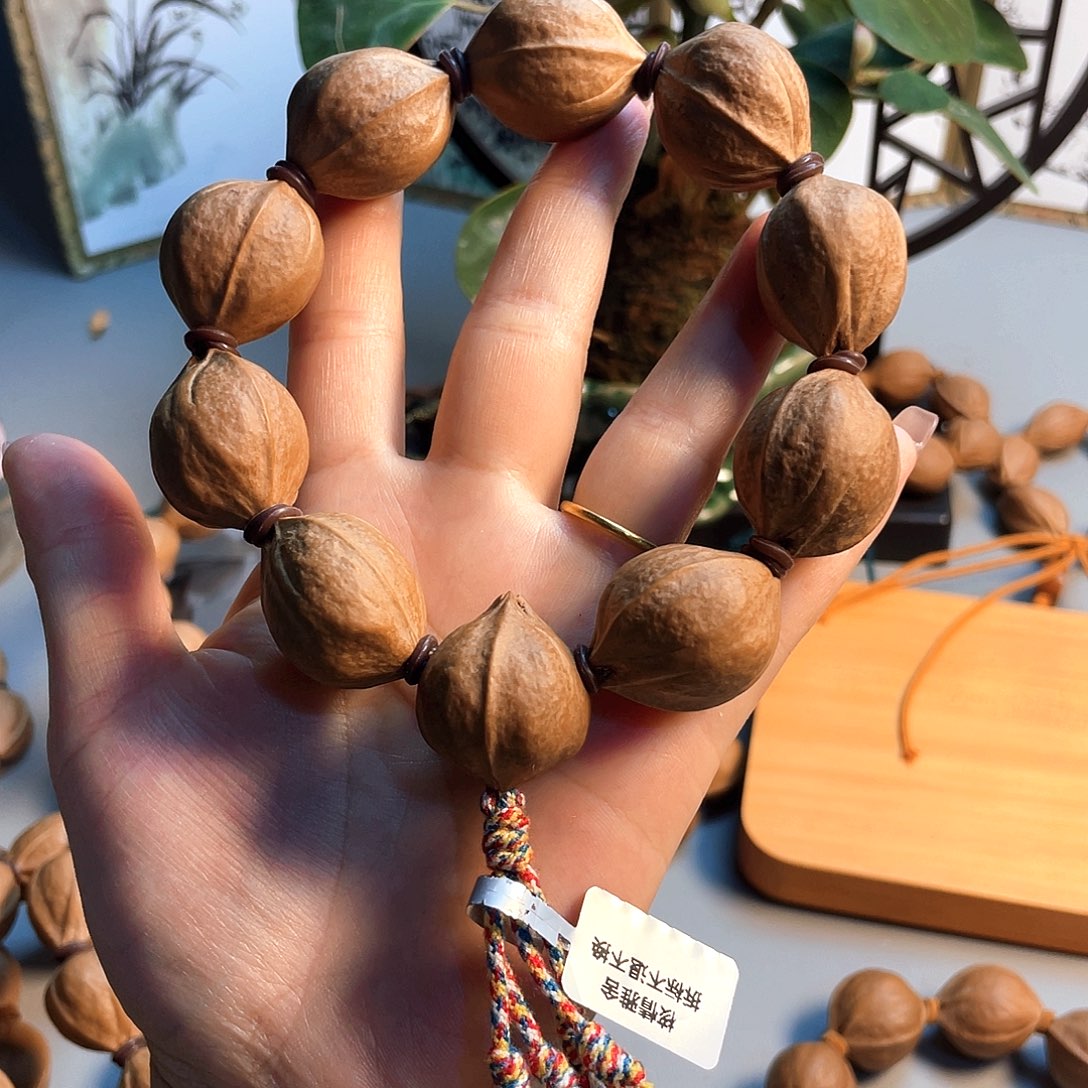 ღ***࿐手串/手链橄榄核22.5/28梅林铁核