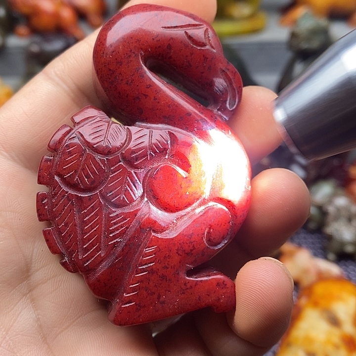 未镶嵌蛇纹石玉颈饰