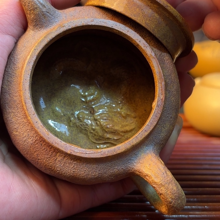 隐龙紫砂壶220cc老段泥还原烧