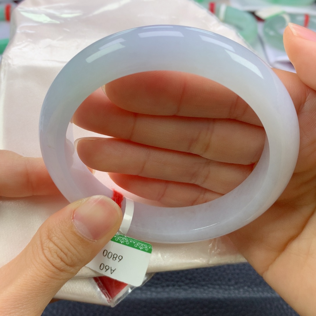 翡翠手镯未镶嵌60.5正