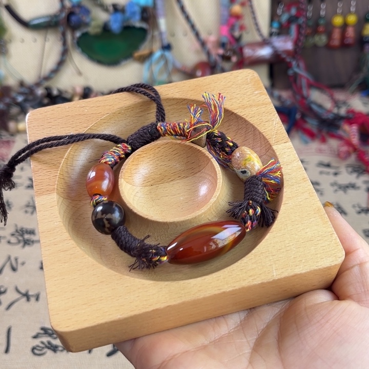 玛瑙/玉髓未镶嵌手链