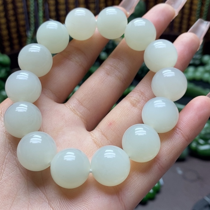 和田玉111手串未镶嵌