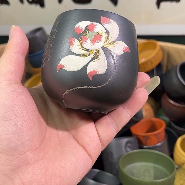 茶杯紫砂全手工紫砂主人杯