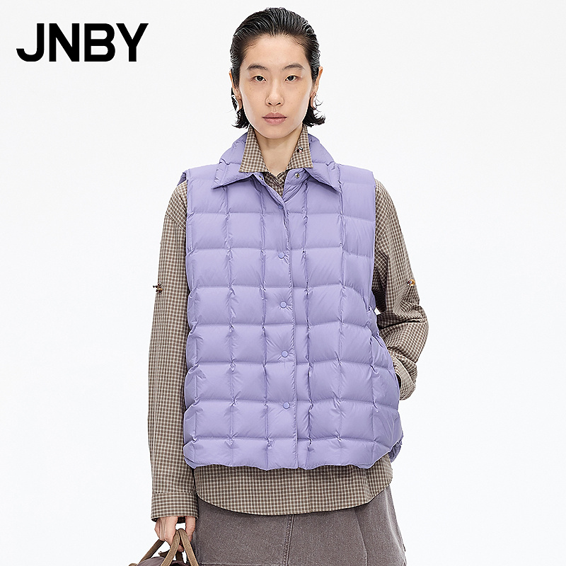 【95白鹅绒】商场同款JNBY/江南布衣25秋新品羽绒服马甲5P9C12230