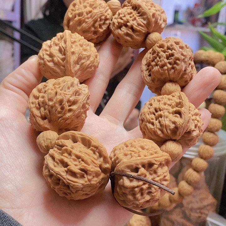 【闪购商品】文玩核桃把件L***u玉枕元宝手持