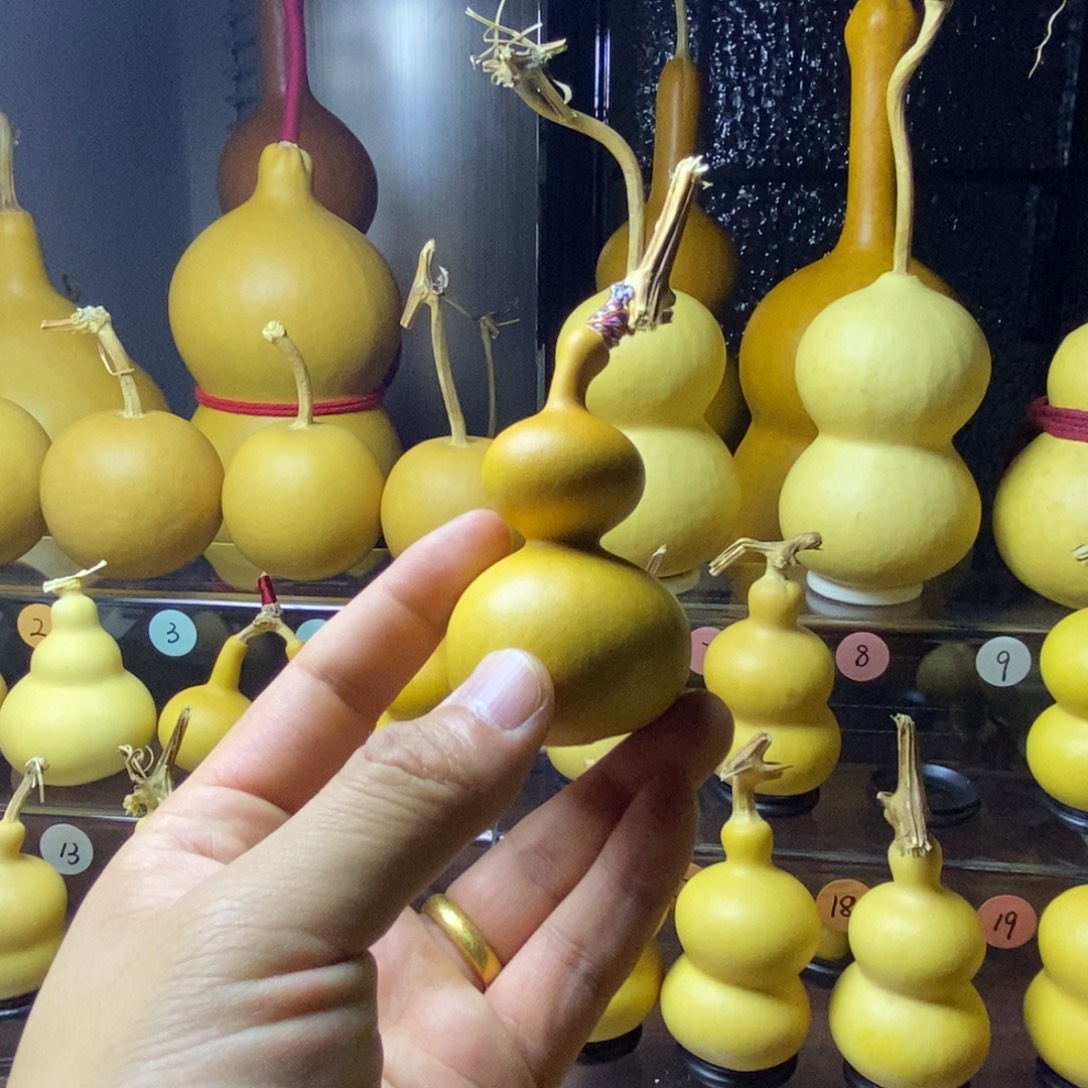 ****光文玩葫芦，手把件葫芦