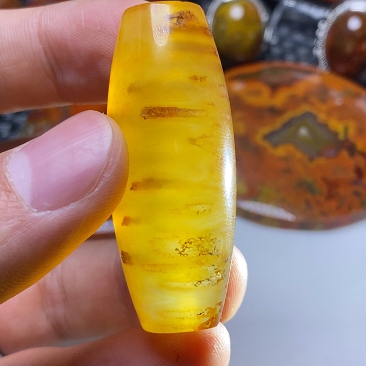 玛瑙/玉髓颈饰未镶嵌溏***蛋