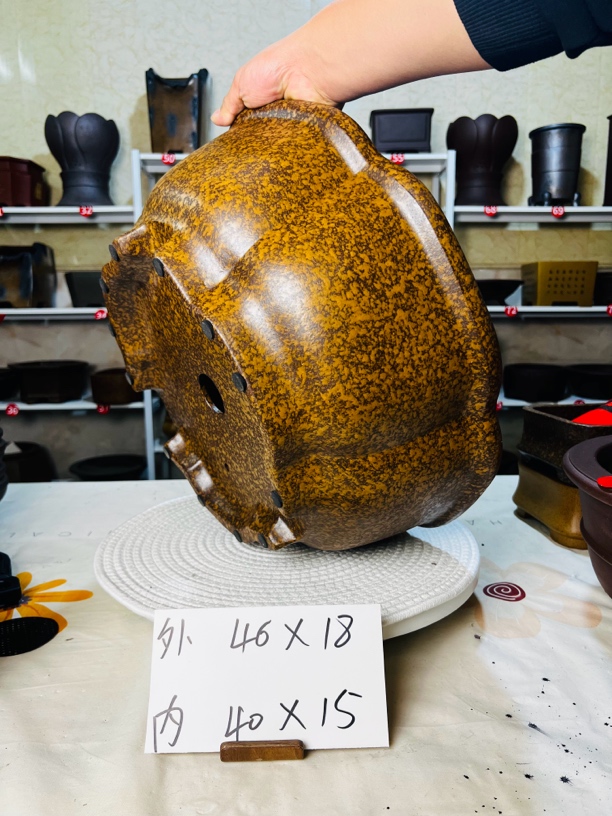 紫砂花盆大号种树花盆三角梅花盆阳台种菜紫砂花盆清仓处理