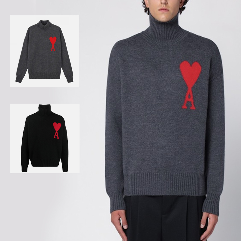 【国现 专柜4200】AMI男女同款羊毛毛衣 UKS402018 067