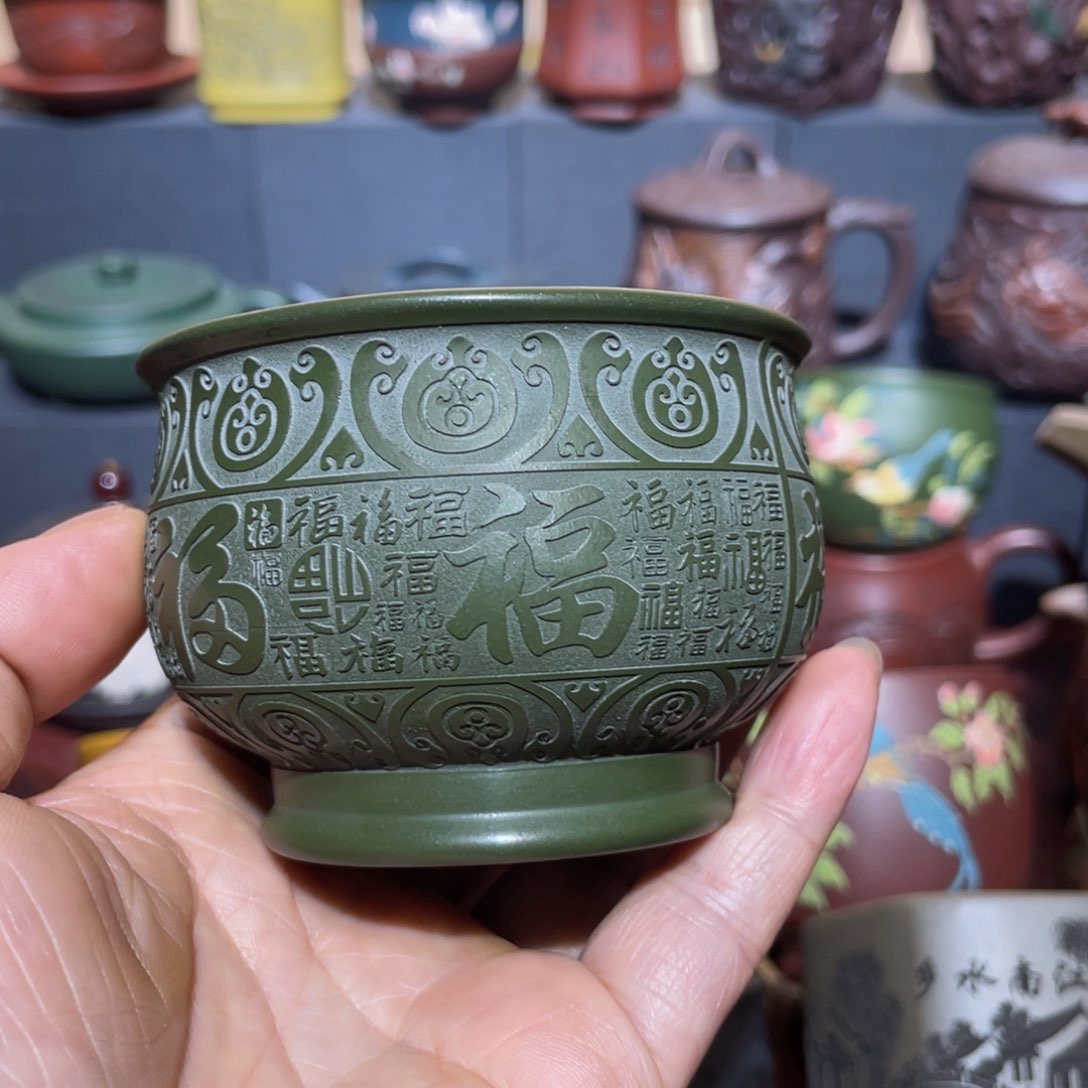 原矿紫砂手工主人杯