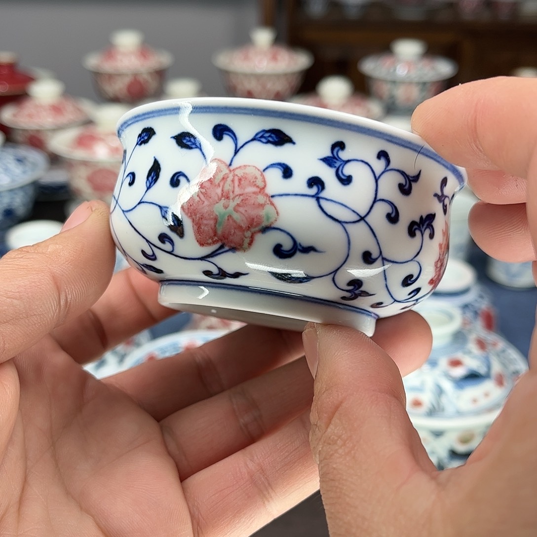 景德镇陶瓷青花釉里红