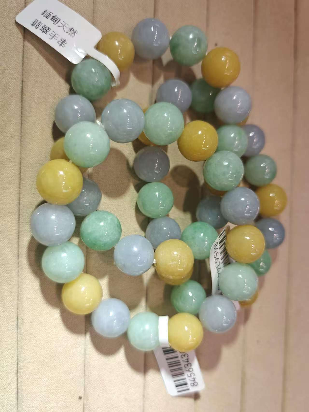 天然A货翡翠珠链手串（多样性发其一）